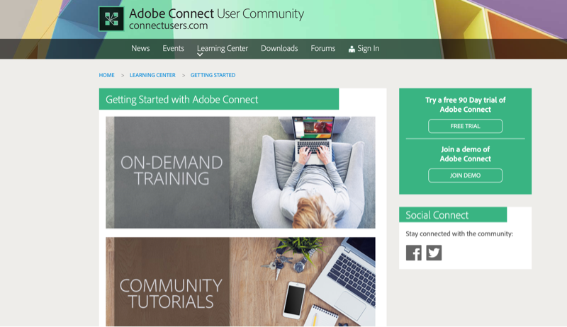 Adobe Connect Support