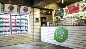 Hello Fresh pop up, experiential marketing example