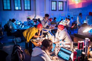 Junction’s Hybrid Hackathon, experiential marketing example