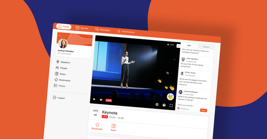 Event desktop app