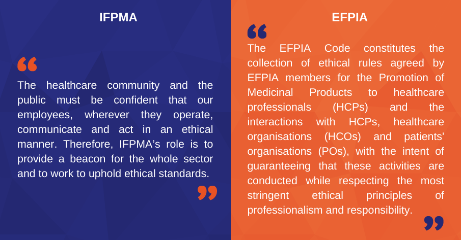 Event compliance - IFPMA, EFPIA