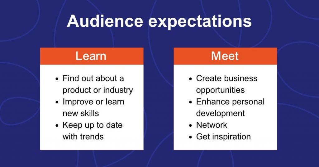 Understand your audience before event budgeting