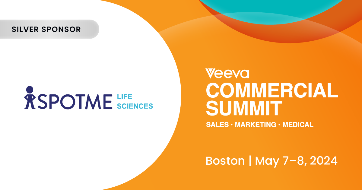 SpotMe Life Sciences - Veeva Commercial Summit Silver Sponsor