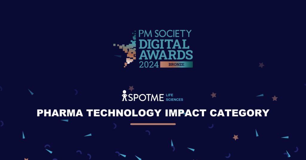 SpotMe Life Sciences Wins Bronze at PM Society Awards