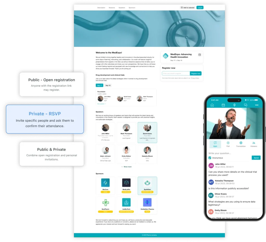 seamless event registration